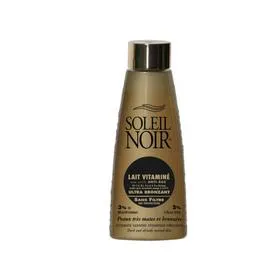 SOLEIL NOIR Lait Vitaminé Ultra Bronzant Sans Filtre 200ml