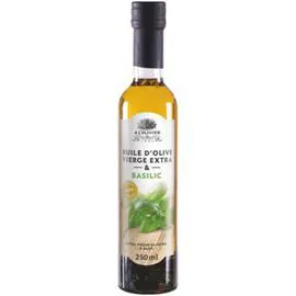 A L'OLIVIER Huile d'Olive Vierge Extra & Basilic 25cl