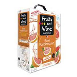 FRUITS AND WINE Boisson à base de vin rosé Fruits & Wine 3l