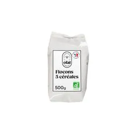 OFAL BIO Flocons 5 céréales Bio OFAL 500g