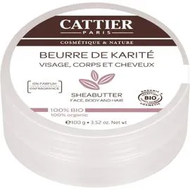 CATTIER Beurre de Karité visage corps cheveux bio 100g