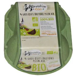 BREIZH' ON EGG Oeufs bio gros x4 x4