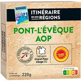 ITINÉRAIRE DE NOS RÉGIONS Petit Pont-l'Evêque AOP 220g