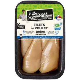 LA NOUVELLE AGRICULTURE Filets de poulet jaune 560g