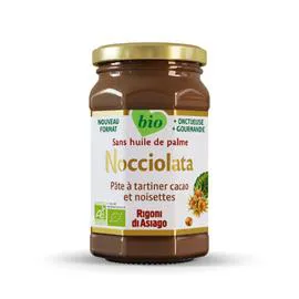 RIGONI DI ASIAGO, NOCCIOLATA Pâte à tartiner cacao noisettes Bio 250g