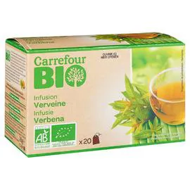 CARREFOUR BIO Infusion bio verveine 20x1,3g