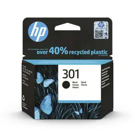 HP Cartouche D'Encre Noire N°301 l'unité