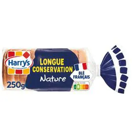HARRYS Pain de mie extra moelleux longue conservation nature 250g