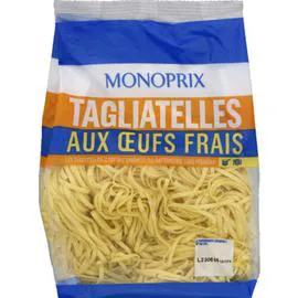 MONOPRIX Tagliatelles aux oeufs frais 350g