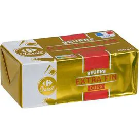 CARREFOUR CLASSIC' Beurre extra fin doux 250g