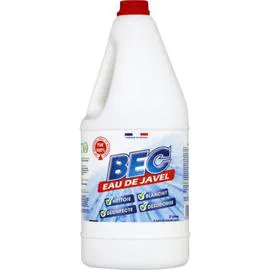 BEC Désinfectant Eau De Javel 2,6% 2l