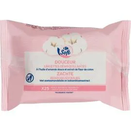 CARREFOUR SOFT Lingettes démaquillantes x25 