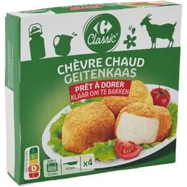 CARREFOUR CLASSIC' Fromage de chèvre chaud 4x25g