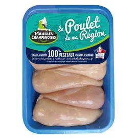 LES ELEVEURS CHAMPAGNE Filets de poulet blanc 720g