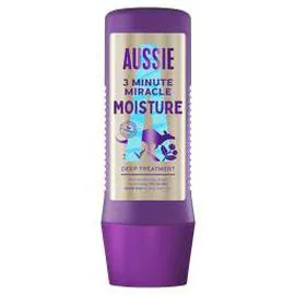 AUSSIE 3 Minute Miracle Moisture - Soin intensif vegan cheveux secs 225ml