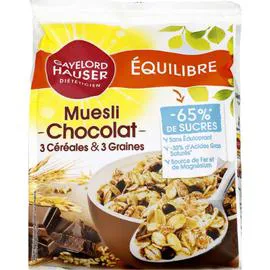 GAYELORD HAUSER Céréales muesli chocolat & graines 375g