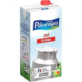 PÂTURAGES Lait entier 1l