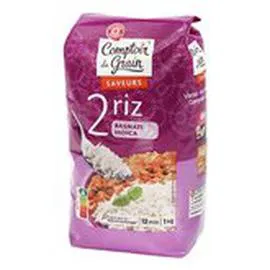 MARQUE REPÈRE, COMPTOIR DU GRAIN Riz parfumé Basmati 1kg