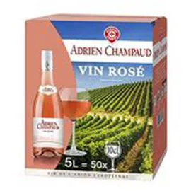 MARQUE REPÈRE, ADRIEN CHAMPAUD Vin d'Union Européenne rosé 5l