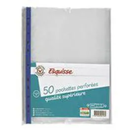 ESQUISSE Pochettes perforées x50 x50