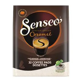 SENSEO Café dosettes saveur caramel x32 222g