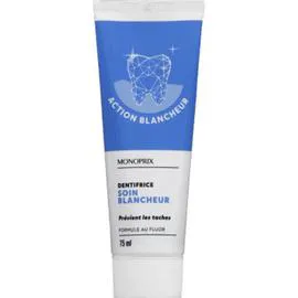 MONOPRIX Dentifrice blancheur 75ml