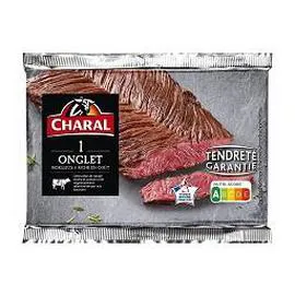 CHARAL Viande Bovine 1 onglet *** 140g