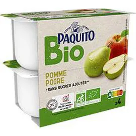 PAQUITO BIO Pomme poire BIO 400g