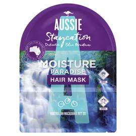 AUSSIE Staycation Moisture Paradise Masque Capillaire à l'Huile de Noix de Macadamia 20ml