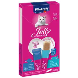 VITAKRAFT Aliments pour chat saumon et carrelet 6x15g