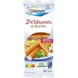 ODYSSÉE Bâtonnets de surimi 400g