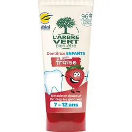 L'ARBRE VERT Dentifrifice Enfants 7 - 12 ans à la Fraise 50ml
