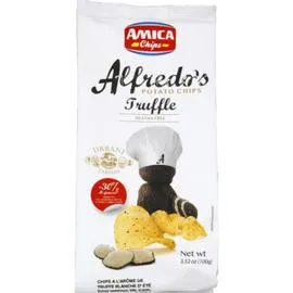 AMICA CHIPS Chips de pommes de terre, à l'arôme de truffe blanche d'été 100g