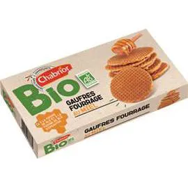 CHABRIOR BIO Gaufres fourrage au miel BIO 175g