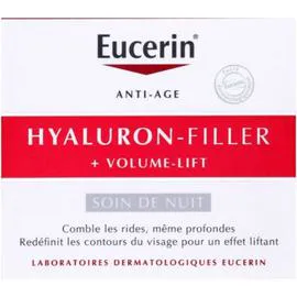 EUCERIN Soin crème de nuit visage anti-âge hyaluron filler + volume lift 50ml