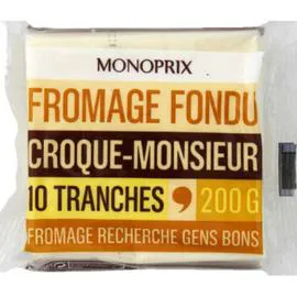 MONOPRIX Fromage fondu croque monsieur 200g
