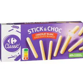 CARREFOUR Biscuits chocolat blanc 125g