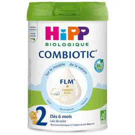 HIPP BIOLOGIQUE Lait 2 Combiotic dès 6 mois 800g