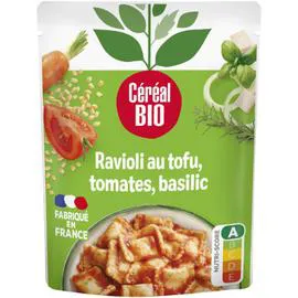 CÉRÉAL BIO Raviolis tomates, tofu et basilic Bio 267g