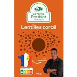 JOLIE CAMPAGNE, LA FERME PARTHIOT Lentilles corail 400g