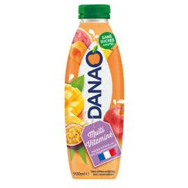 DANAO Boisson lactée multivitaminés sans sucres ajoutés 900ml