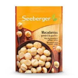 SEEBERGER Noix de macadamia grillées à sec salées GMBH 80g