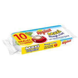 RÉGILAIT Lait concentré non sucré nuage de lait 10x14g