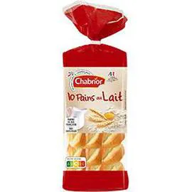 CHABRIOR Pains au lait 10x35g