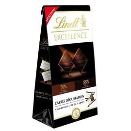 LINDT, EXCELLENCE Chocolat noir 28 bouchées 154g