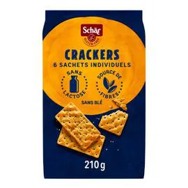 SCHÄR Biscuits apéritifs crackers sans gluten 210g