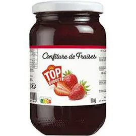TOP BUDGET Confiture de fraises 1kg