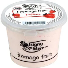 ISIGNY STE MÈRE Fromage frais fraises 500g
