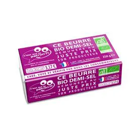 C'EST QUI LE PATRON ?! Beurre demi-sel Bio 250g