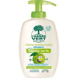 L'ARBRE VERT Savon Liquide Enfants Anti Batérien à la Pomme Verte 300ml